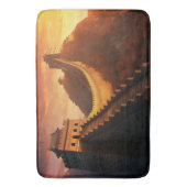 素晴らし中国の壁 – 威厳のある バスマット (正面縦)