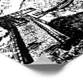 素晴らし中国スケッチ ポスター (角)