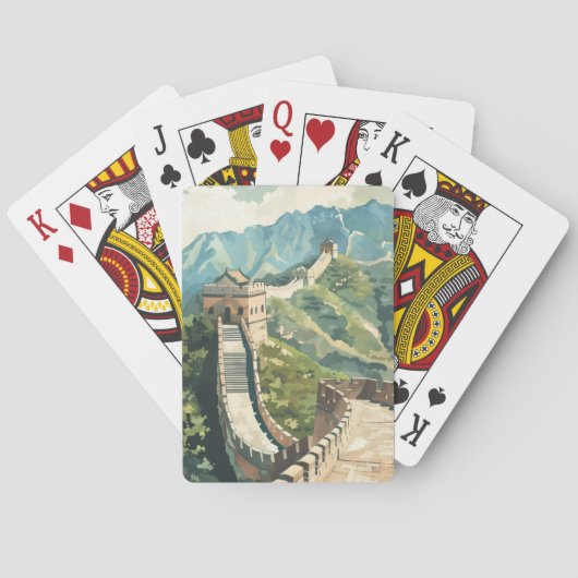 素晴らし中国壁 トランプ (裏面)