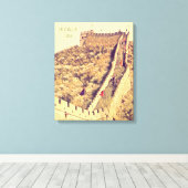 素晴らし中国旅行の壁 キャンバスプリント (インサイチュ (ウッドフロア))