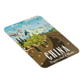 素晴らし中国旅行ポスターの壁 マグネット (右側)