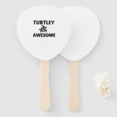 素晴らし亀 ハンドファン (正面&裏面)