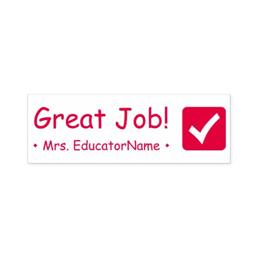 「素晴らし仕事!」 マーキングゴム印 セルフインキングスタンプ (デザイン)