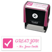 「素晴らし仕事!」 割り当てマーキングのラバースタンプ セルフインキングスタンプ (インサイチュ)