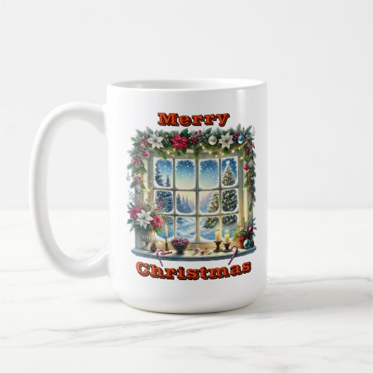 素晴らし休日のウィンドウ表示 コーヒーマグカップ (左)