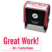 「素晴らし働け!」 割り当てグレーディングラバースタンプ セルフインキングスタンプ (インサイチュ)