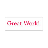 「素晴らし働け！」 自己印鑑 セルフインキングスタンプ (デザイン)