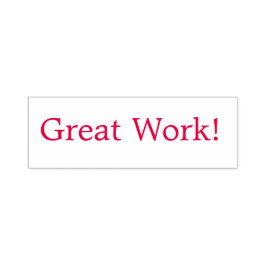 「素晴らし働け！」 自己印鑑 セルフインキングスタンプ