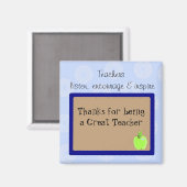 素晴らし先生ことわざ マグネット (正面/裏面)