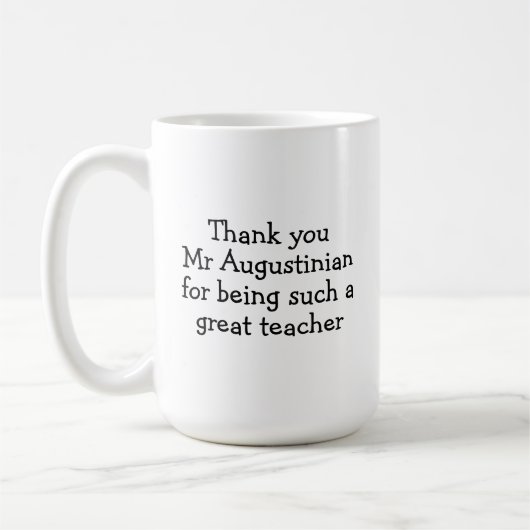 素晴らし先生のしもべハートありがとう聖なる書物、 経典 コーヒーマグカップ (左)