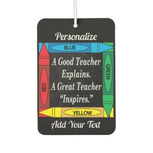 素晴らし先生インスパイア の先生 カーエアーフレッシュナー