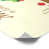 素晴らし先生パーソナライズされたの木 ポスター (角)