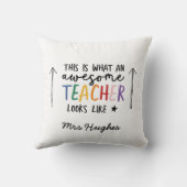 素晴らし先生モダンレインボー クッション (裏面)