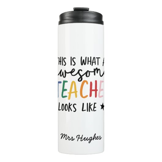 素晴らし先生モダンレインボー タンブラー (正面)