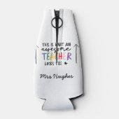 素晴らし先生モダンレインボー ボトルクーラー (裏面)