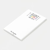 素晴らし先生モダンレインボー ポストイット (アングル)