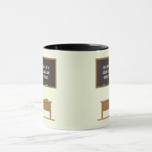 素晴らし先生感動的引用文 マグカップ (中央)