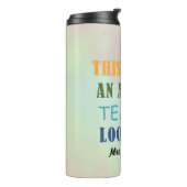 素晴らし先生熱パーソナライズされたタンブラー タンブラー (回転左)