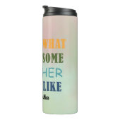 素晴らし先生熱パーソナライズされたタンブラー タンブラー (回転右)