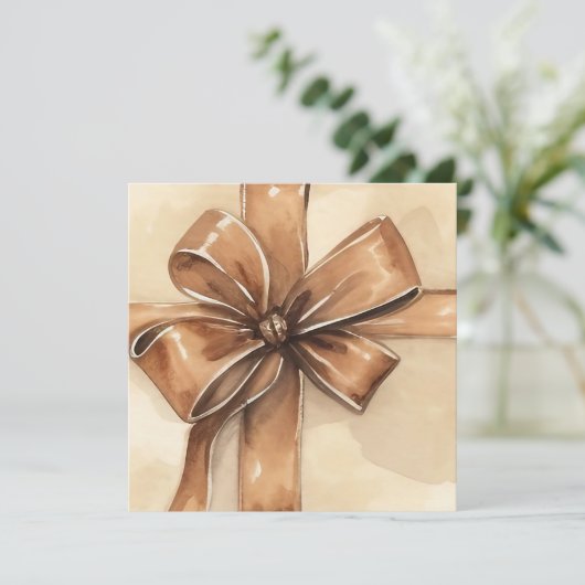 素晴らし冬の妊娠の発表 案内状 (スタンド正面)