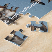 素晴らし冬鴨 ジグソーパズル (側面)