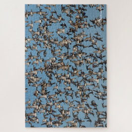 素晴らし冬鴨 ジグソーパズル