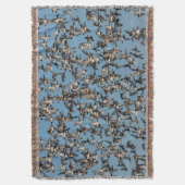 素晴らし冬鴨 スローブランケット (正面縦)