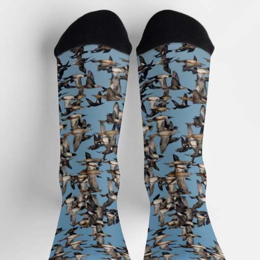 素晴らし冬鴨 ソックス (上部)