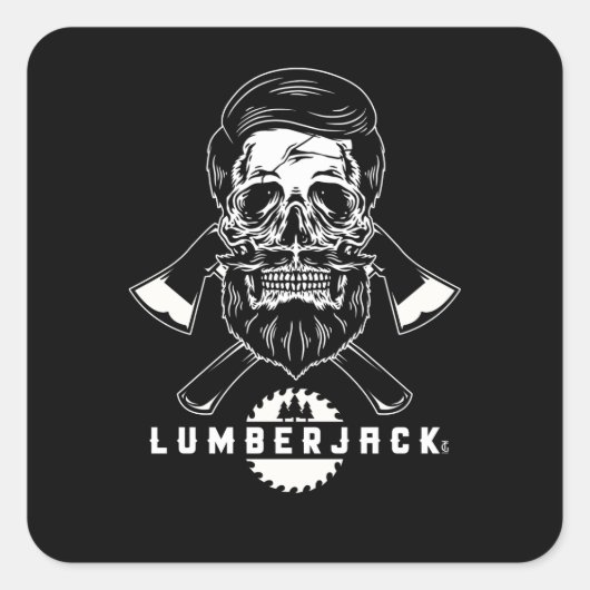素晴らし動揺してLumberjack Graphic Ax スクエアシール (正面)