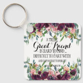 素晴らし友よ家族よ感謝していり感謝祭 キーホルダー (正面)