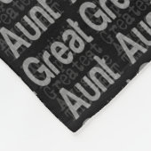 素晴らし叔母 フリースブランケット (角)