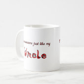 素晴らし叔父 コーヒーマグカップ (正面左)