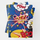 素晴らし可愛いすごい漫画包装紙 ラッピングペーパーシート (インサイチュ)