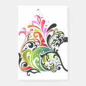 素晴らし可愛いカッコいいガーリーレトロフローラファッション ポストイット (正面)