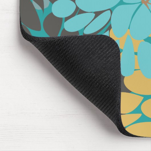 素晴らし可愛いカッコいいガーリーレトロフローラファッション マウスパッド (コーナー)