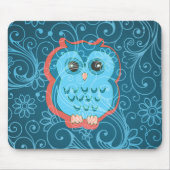 素晴らし可愛いカッコいいガーリーレトロフローラファッション マウスパッド (正面)