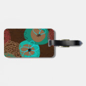 素晴らし可愛いカッコいいガーリーレトロフローラファッション ラゲッジタグ (裏面横)