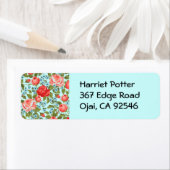 素晴らし可愛いカッコいいガーリーレトロフローラファッション ラベル (インサイチュ)