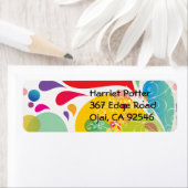 素晴らし可愛いカッコいいガーリーレトロフローラファッション ラベル (インサイチュ)