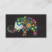 素晴らし可愛いカッコいいガーリーレトロフローラファッション 名刺 (裏面)