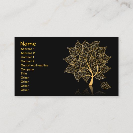 素晴らし可愛いカッコいいガーリーレトロフローラファッション 名刺 (正面)