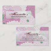 素晴らし可愛いカッコいいガーリーレトロフローラファッション 名刺 (正面/裏面)