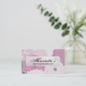 素晴らし可愛いカッコいいガーリーレトロフローラファッション 名刺 (スタンド正面)