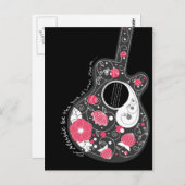 素晴らし可愛カッコいいいトレンディーガーリーギター ポストカード (正面/裏面)