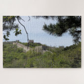 素晴らし壁 – 緑 ジグソーパズル (横)