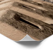 素晴らし壁 – 西端 – 階段 ポスター (角)