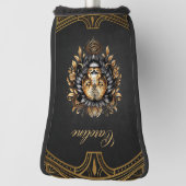 素晴らし威厳のある根 ゴルフヘッドカバー (回転90)