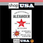 素晴らし子の写真とスーパーヒーローおもしろい 招待状