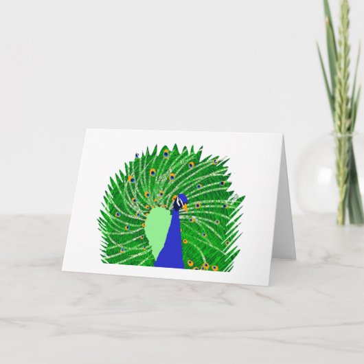 素晴らし孔雀オリジナルアートbyソフィーage Ten カード (正面)