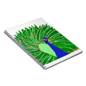素晴らし孔雀オリジナルアートbyソフィーage Ten ノートブック (右側)